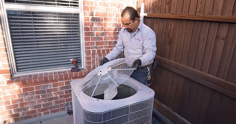 HVAC go2guy opening condensor